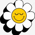 Gouden oorbellen met bloem patroon