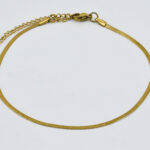 Elegante gouden enkelband