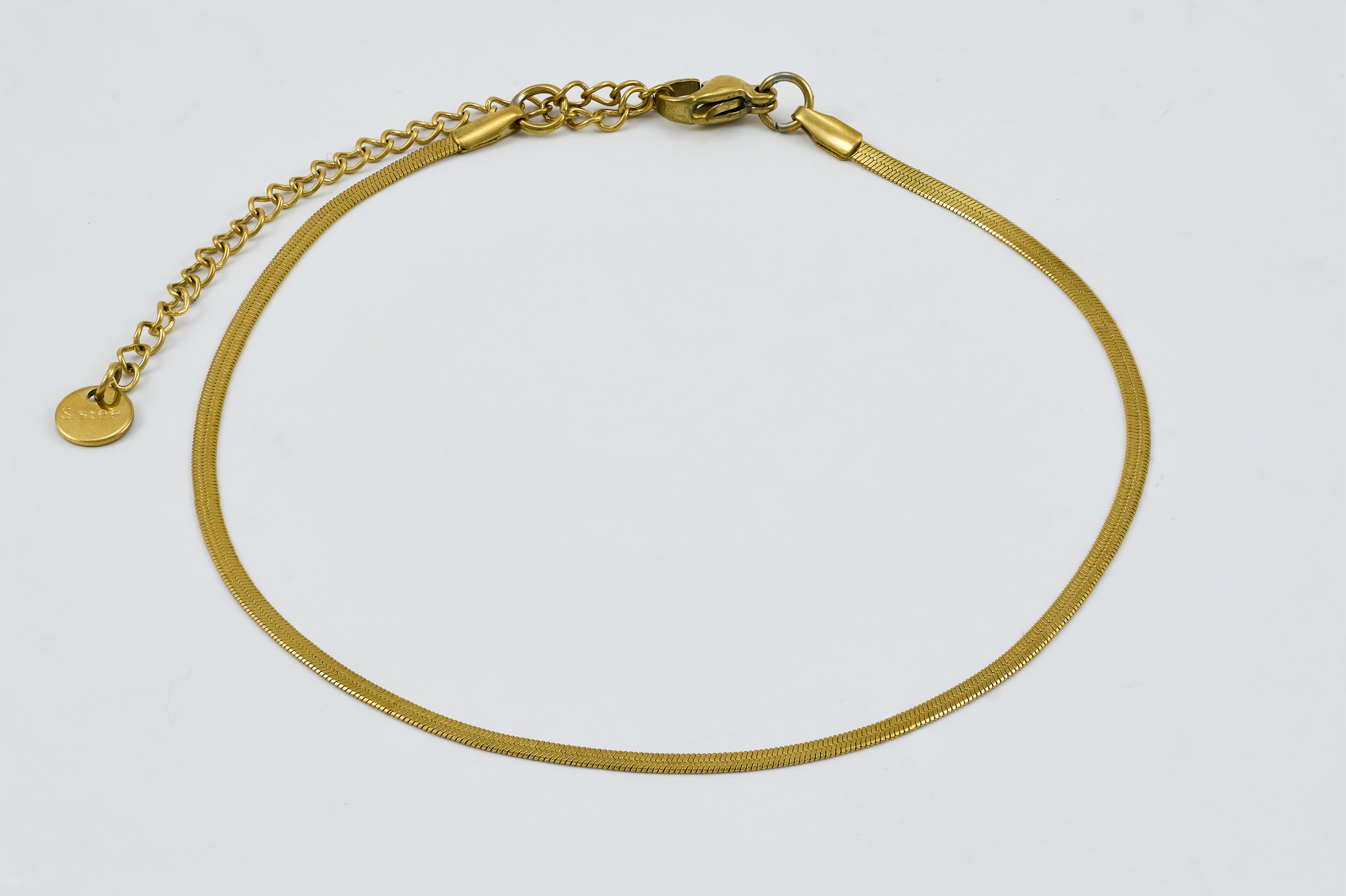 Elegante gouden enkelband