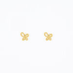 Gouden vlinder studs