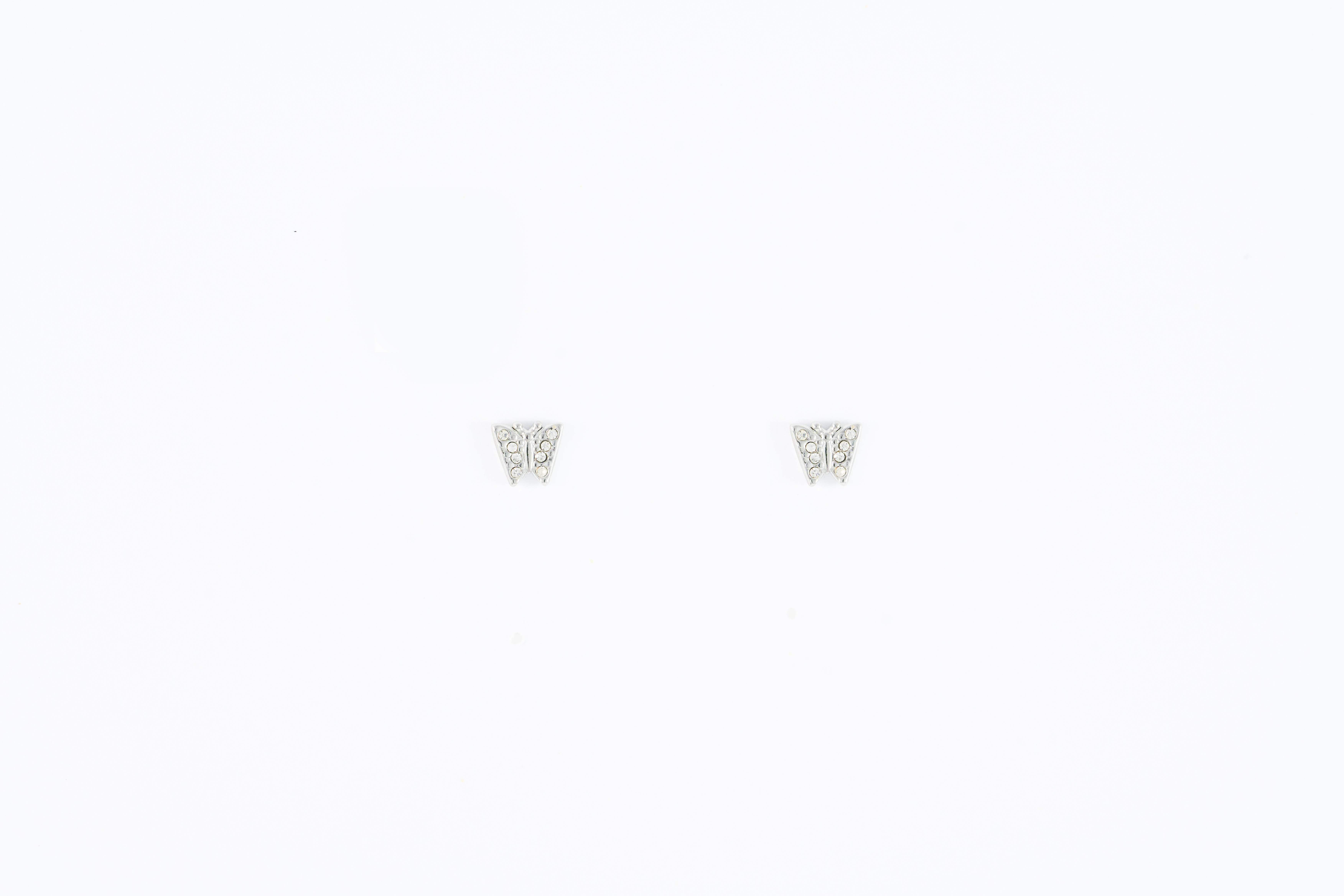 Zilveren initiaal studs